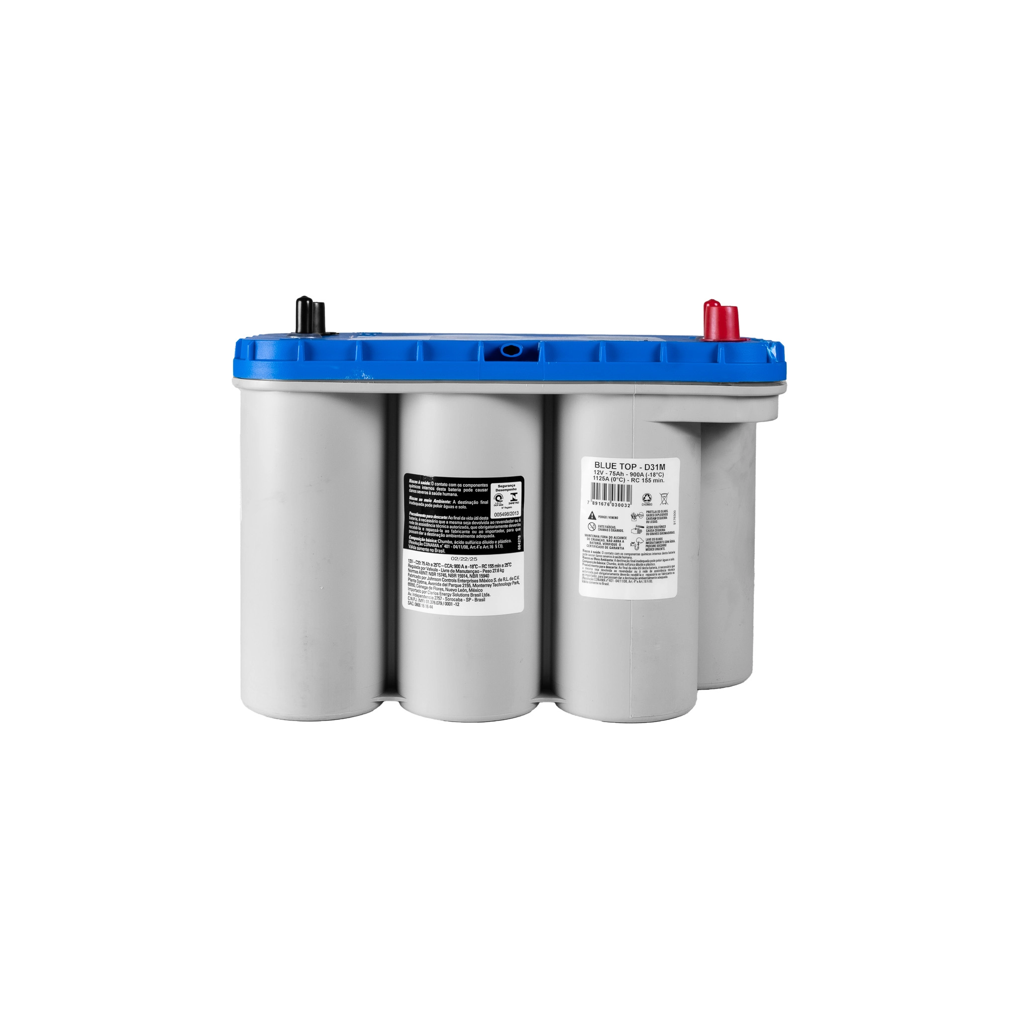 Bateria Náutica Optima Blue D31M 75Ah