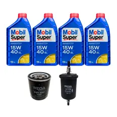 Kit Troca de Óleo 15W40 MOBIL + MULTI3