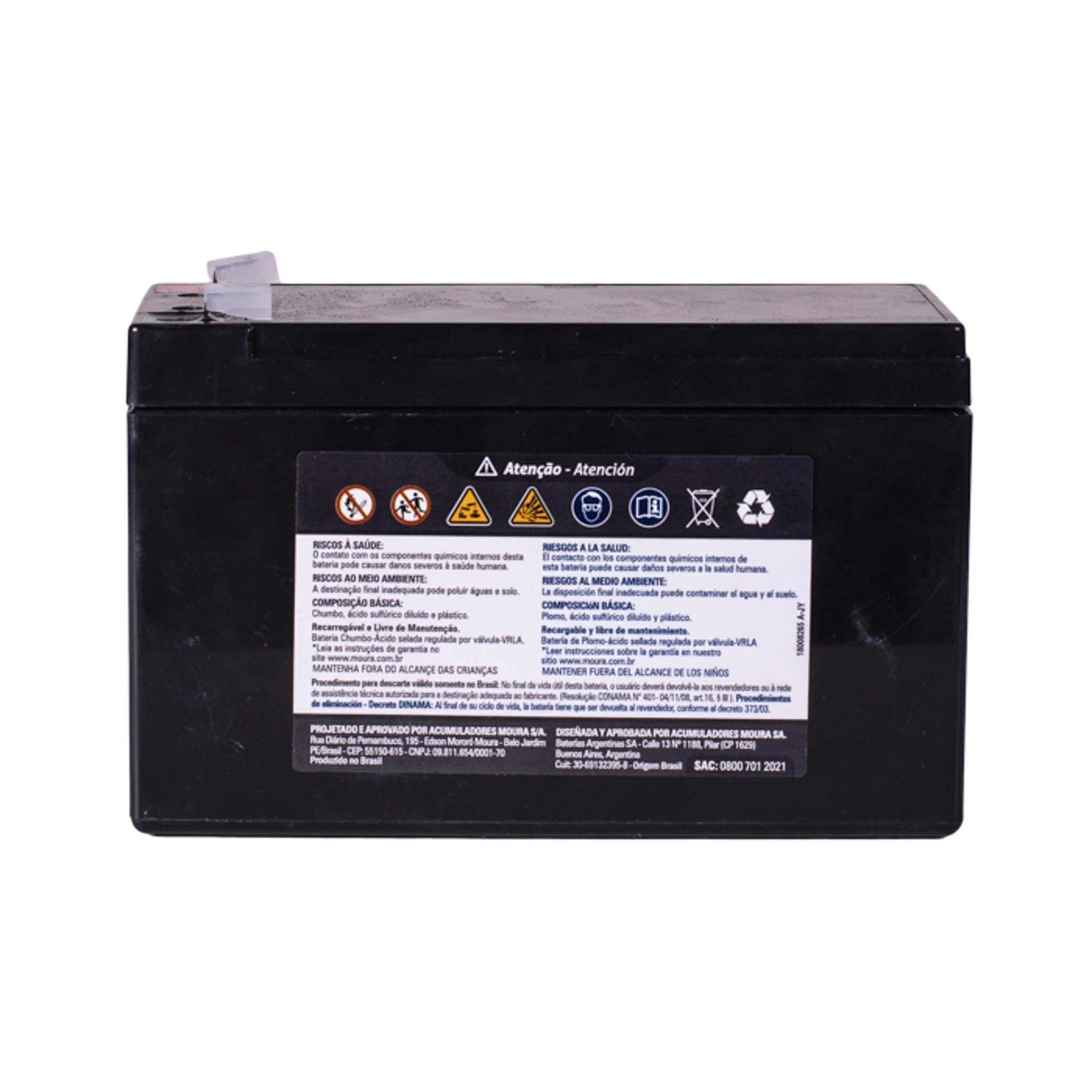 Bateria Moto ERBS Premium ERX6BS 12V 6Ah