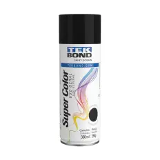 Tinta Aerossol Preto Fosco Alta Temperatura 350ml Tek Bond