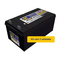 Kit 2x Baterias Moura Solar 12MS234 12V 244Ah