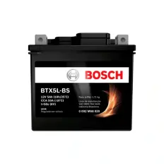 Bateria Moto Bosch BTX5L BS 12V 5Ah
