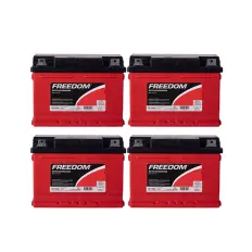 Kit 4x Bateria Estacionária Freedom DF1000 12V 60Ah