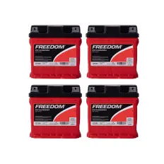 Kit 4x Bateria Estacionária Freedom DF300 12V 26Ah