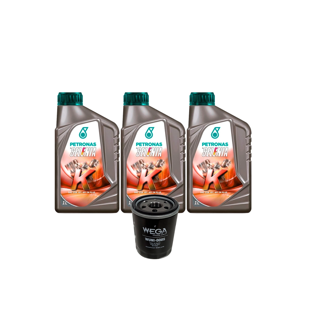 Kit Troca de Óleo Petronas 15W40+ Filtro