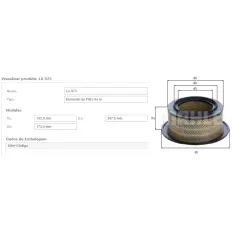 FILTRO WAP115 LX0973 SAP7023 AP7023