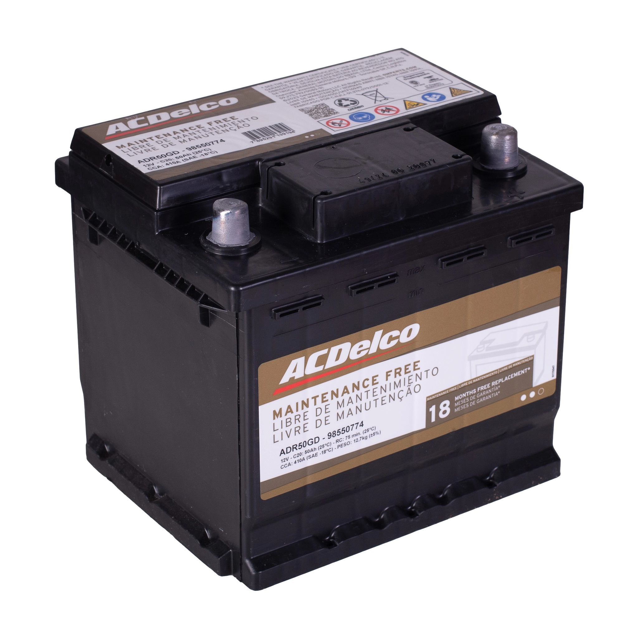Bateria ACDelco ADR50GD 12V 50Ah