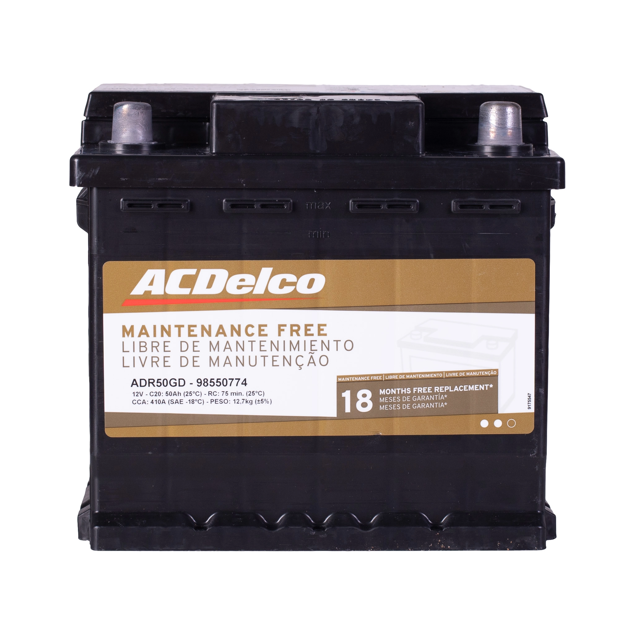 Bateria ACDelco ADR50GD 12V 50Ah