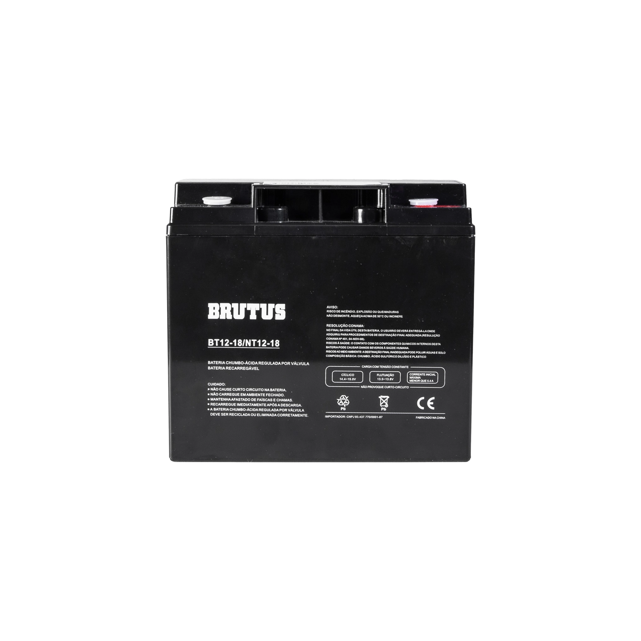 Bateria Estacionária VRLA Brutus BT12-18 12V 18Ah 