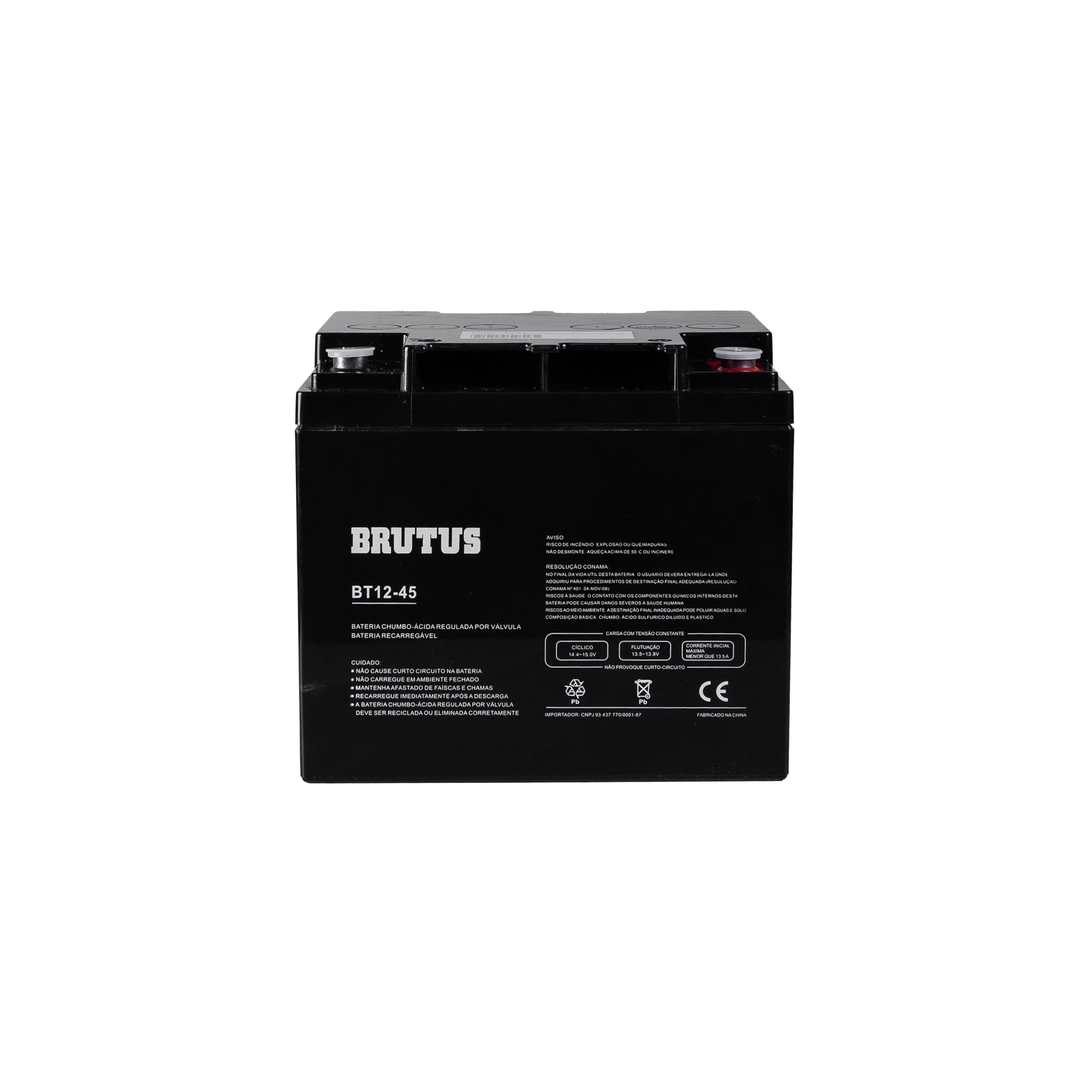 Bateria Estacionária VRLA Brutus BT12-45 12V 45Ah