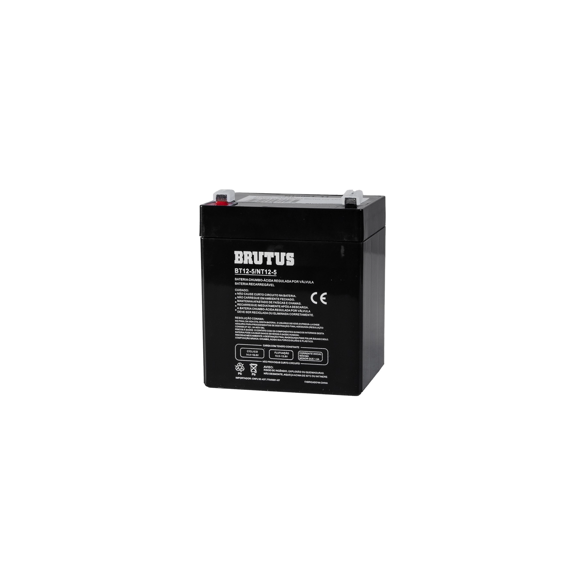 Bateria Estacionária VRLA Brutus BT12-5 12V 5Ah 