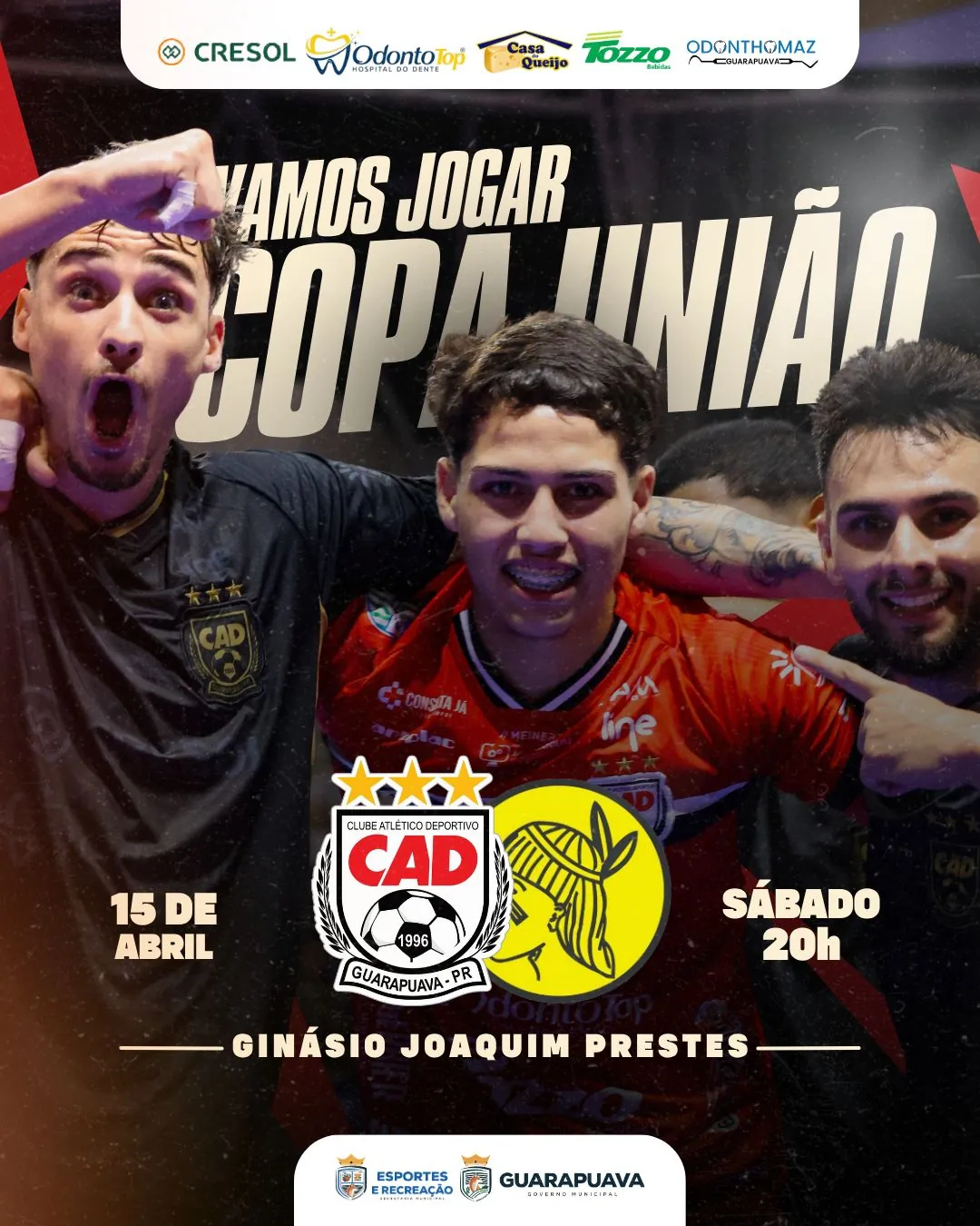 CAD X XAVANTES - 3 RODADA COPA UNIÃO 