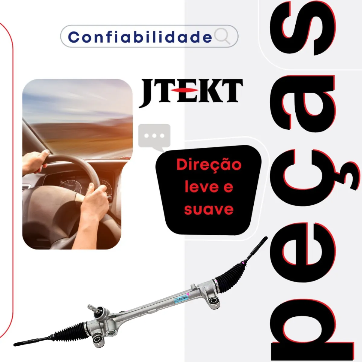 Caixa Setor De Direção Mecânica-Elétrica Corolla 2009 a 2014