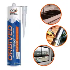 Cola Adesivo Silicone Multiuso Acetico Incolor 280ml Orbi