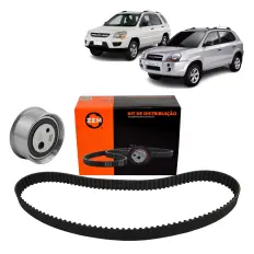 Kit Correia Dentada C/tensor Sportage 2.0 2004/10 Tucson 2.0