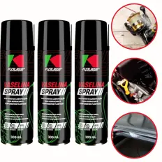 3 Vaselina Spray Lubrifica Borrachas Aneis O'ring Multiuso