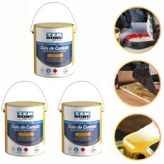 Kit 3 Cola De Contato Para Sapateiro Galão 2.8 MDF Artesanato