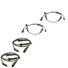 Kit Sensor Freio Abs Traseiro Dianteiro Megane Grand Scenic