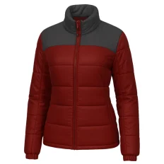 Parka feminino forrado e acolchoado