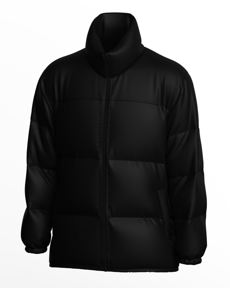 Parka masculino forrado e acolchoado