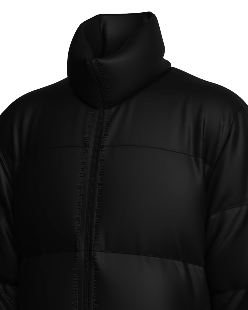 Parka masculino forrado e acolchoado