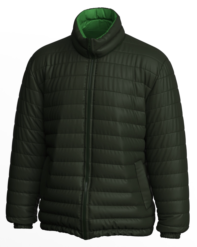 Parka masculino forrado e acolchoado