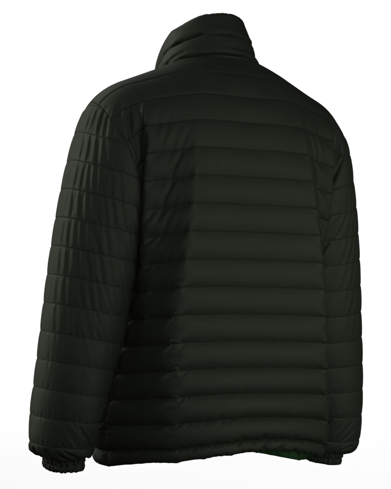 Parka masculino forrado e acolchoado