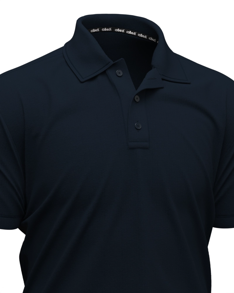 Polo masculina manga curta