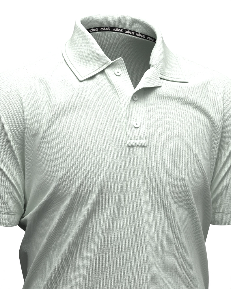 Polo masculina manga curta