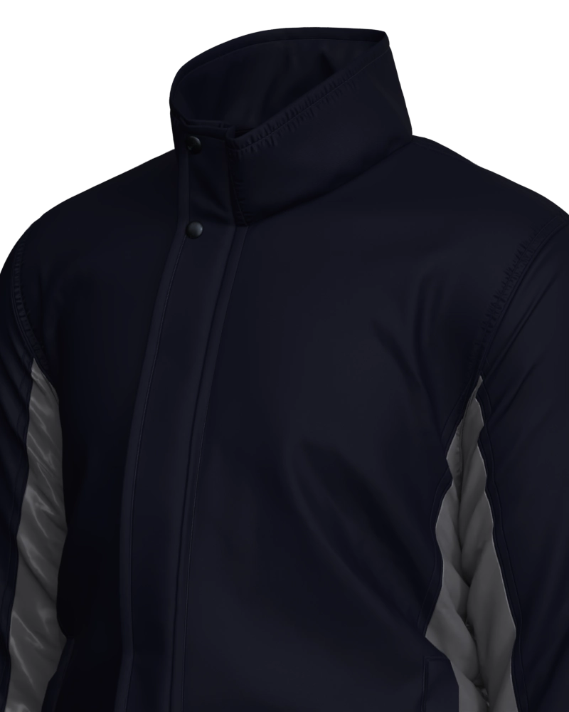 Jaqueta masculina forrada e acolchoada