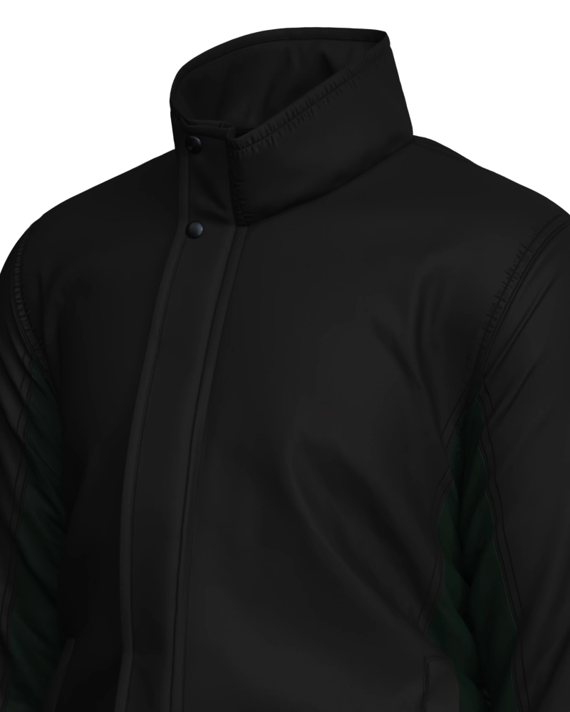 Jaqueta masculina forrada e acolchoada