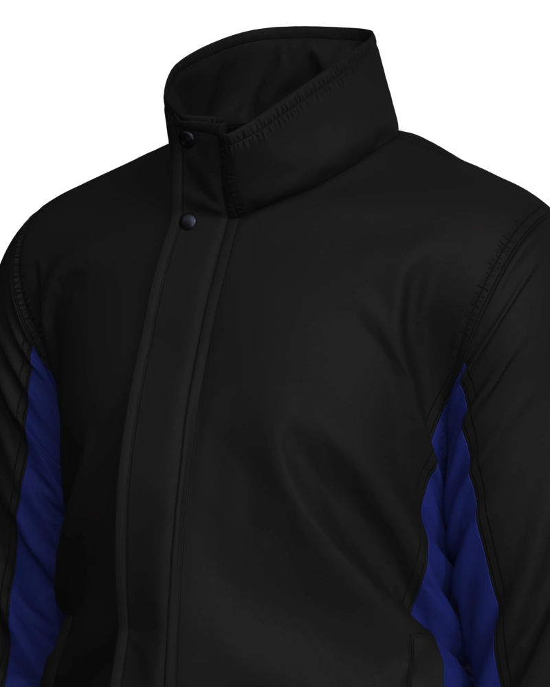 Jaqueta masculina forrada e acolchoada