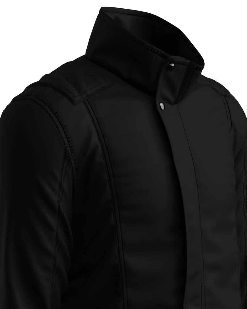 Jaqueta masculina forrada e acolchoada
