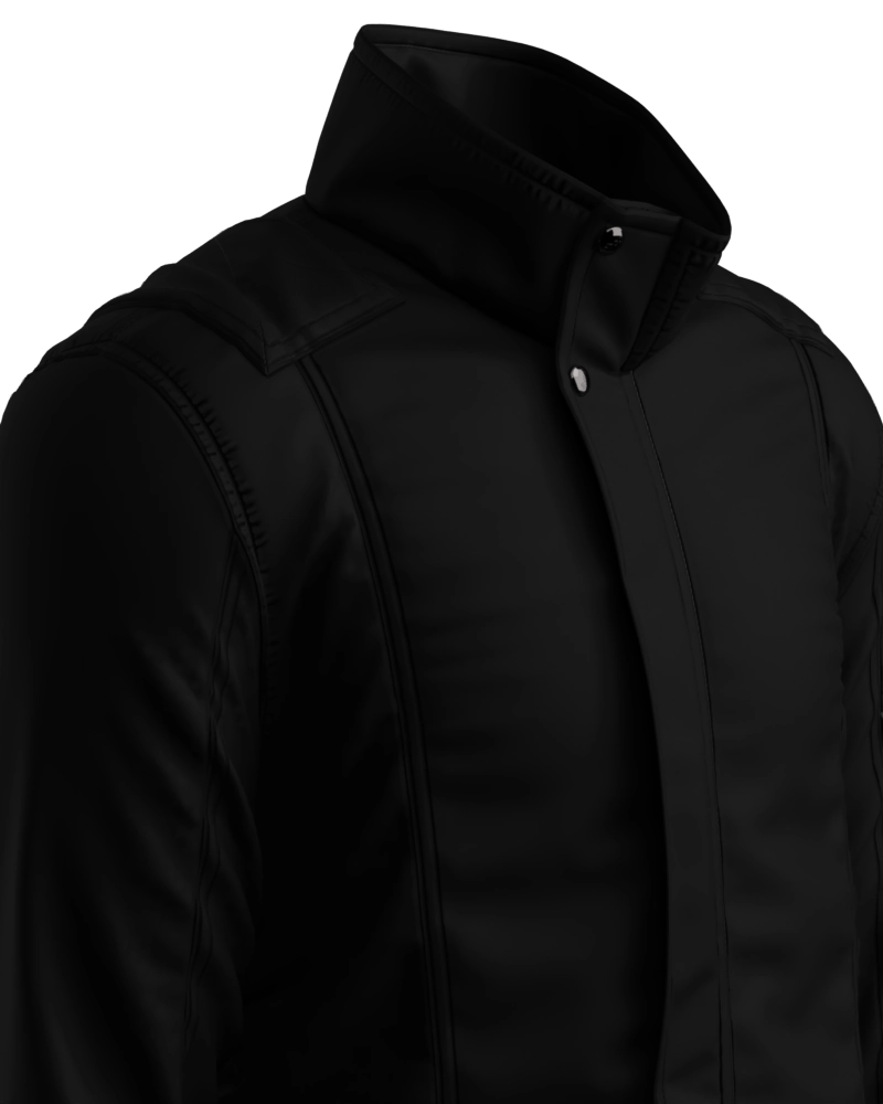 Jaqueta masculina forrada e acolchoada