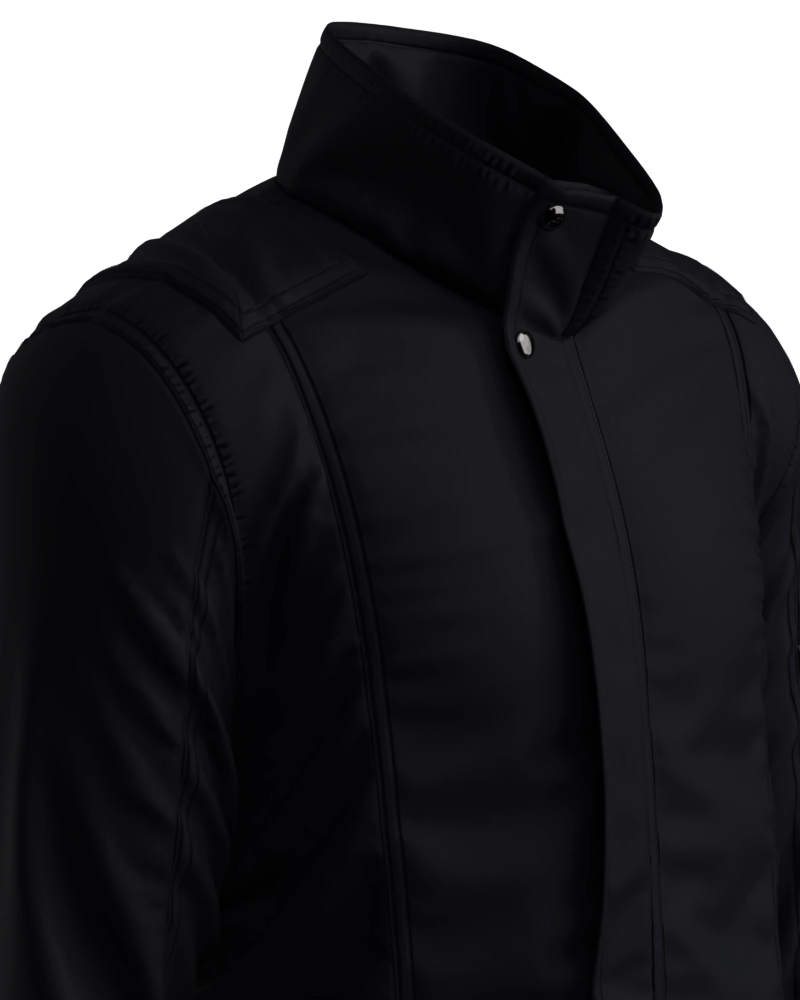 Jaqueta masculina forrada e acolchoada