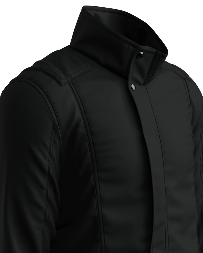 Jaqueta masculina forrada e acolchoada