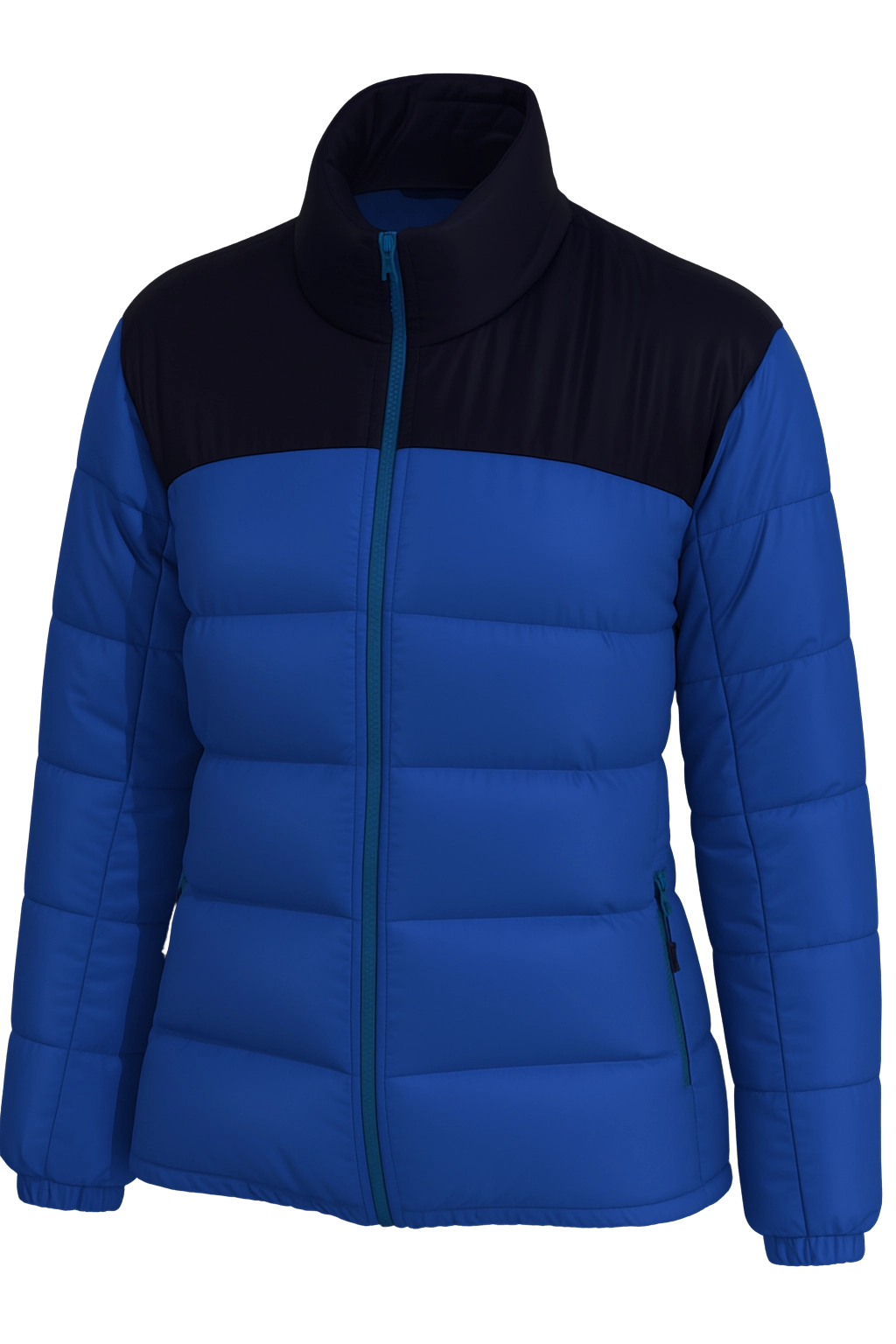 Parka feminino forrado e acolchoado