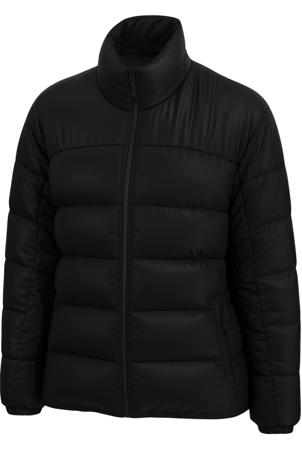 Parka feminino forrado e acolchoado