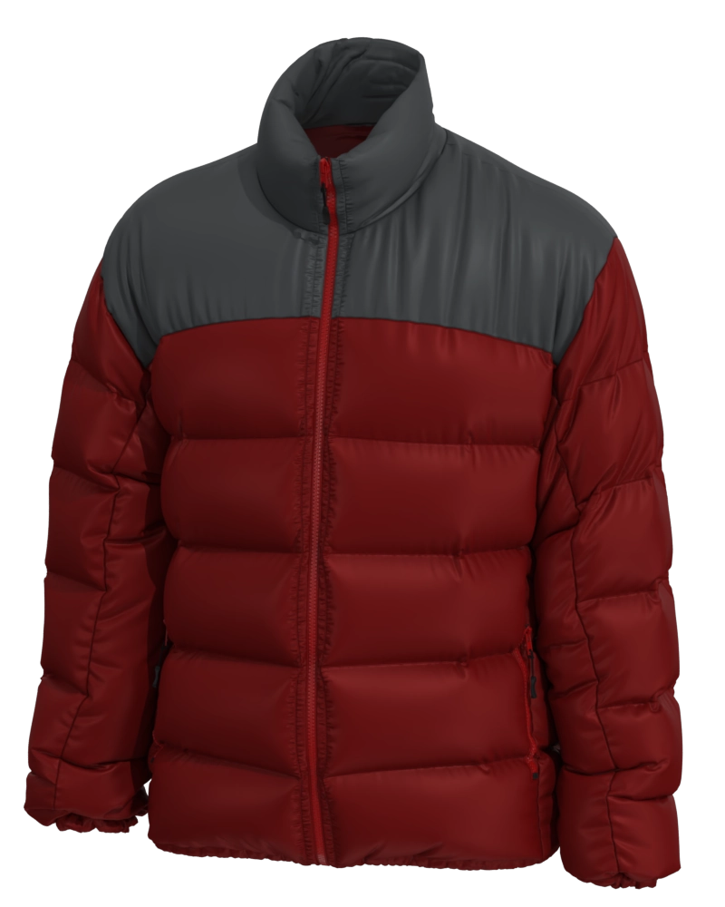 Parka masculino forrado e acolchoado