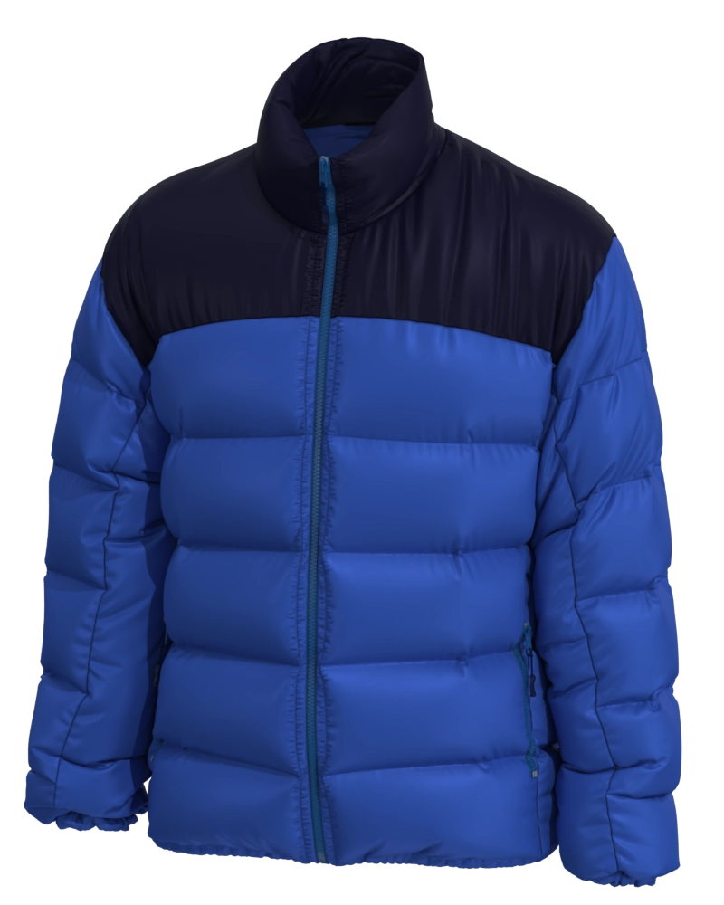 Parka masculino forrado e acolchoado