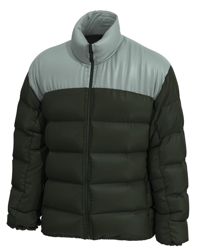 Parka masculino forrado e acolchoado