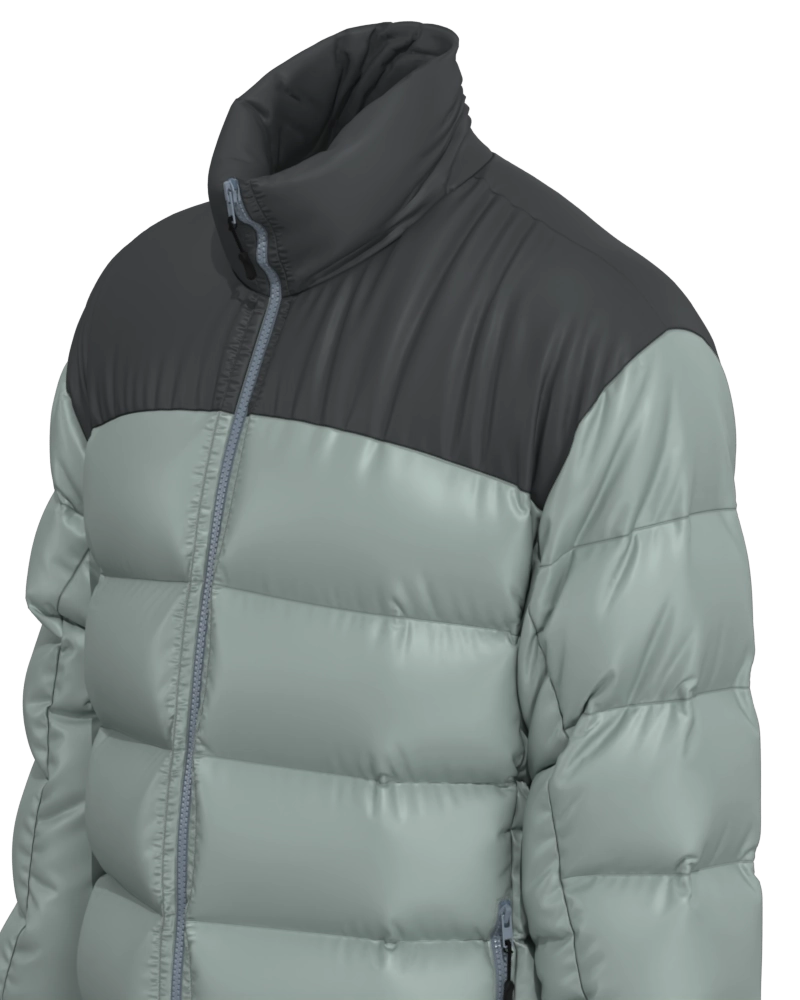 Parka masculino forrado e acolchoado