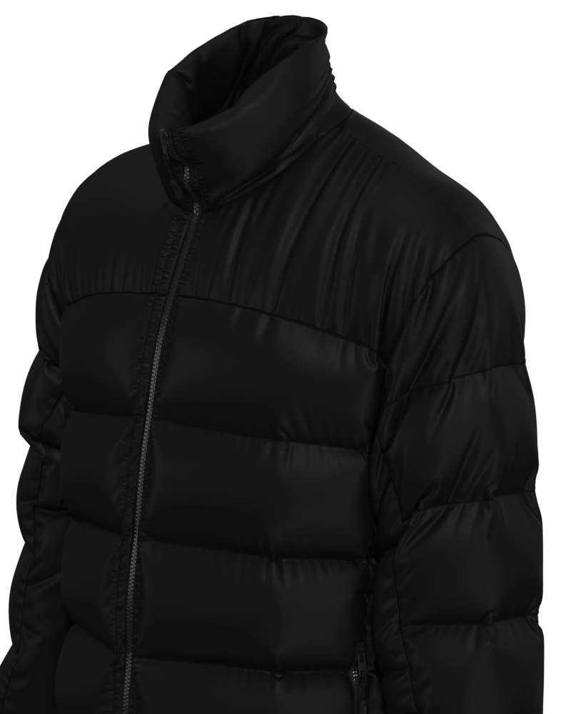 Parka masculino forrado e acolchoado