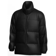 Parka masculino forrado e acolchoado