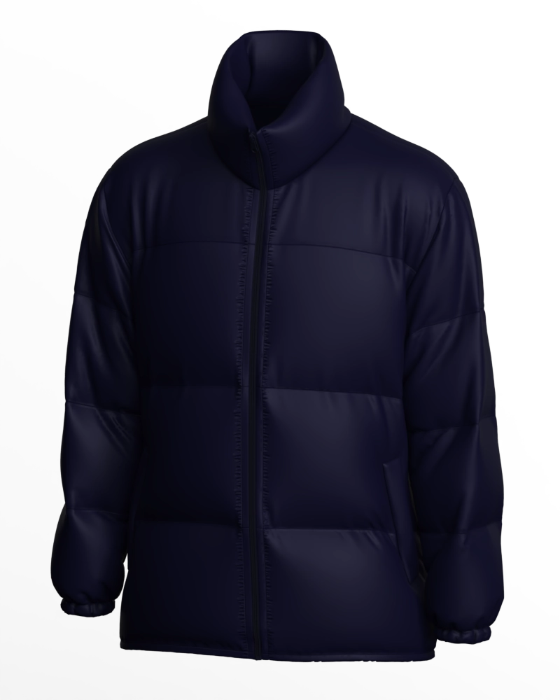 Parka masculino forrado e acolchoado