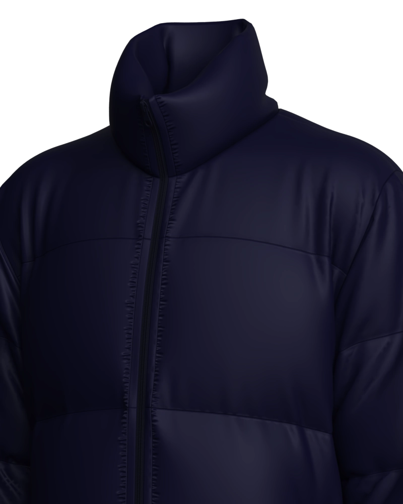 Parka masculino forrado e acolchoado
