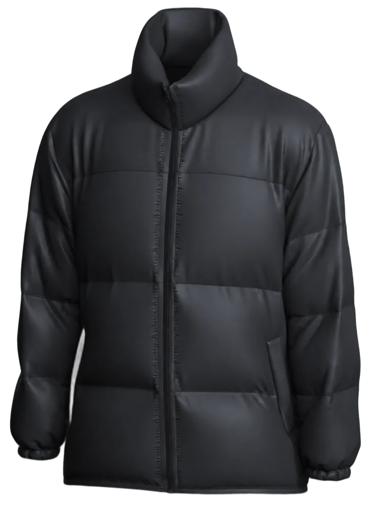Parka masculino forrado e acolchoado