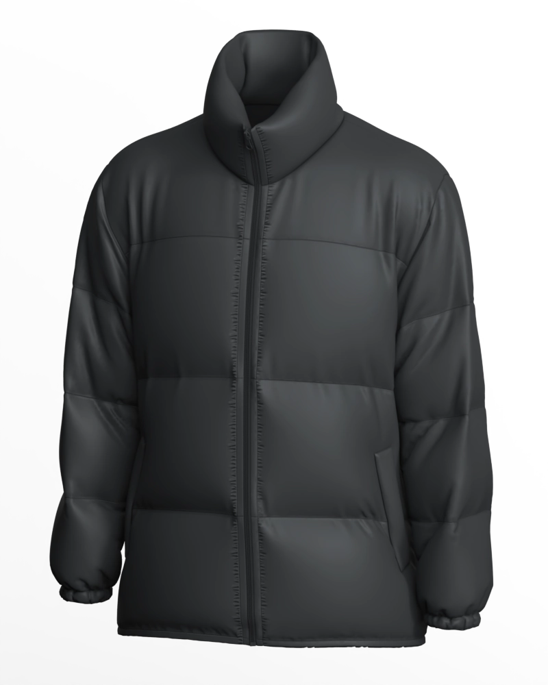 Parka masculino forrado e acolchoado