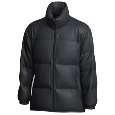 Parka masculino forrado e acolchoado