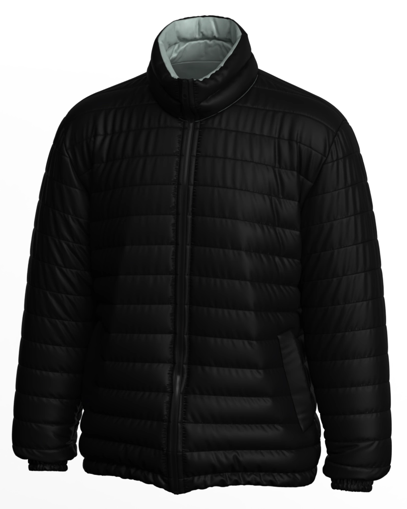 Parka masculino forrado e acolchoado